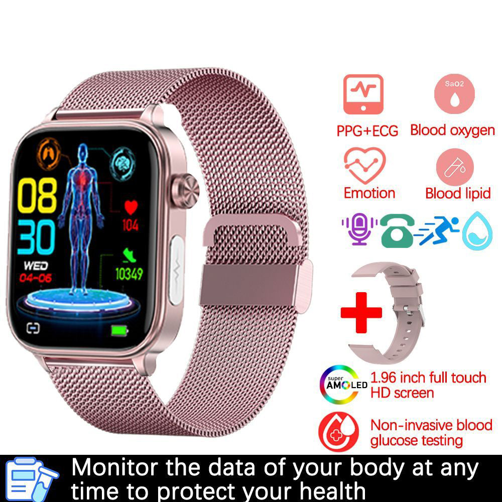 Bluetooth Calling Smart Watch with ECG + PPG, Electrocardiogram,  Blood Pressure, Multi-Sport Smartwatch