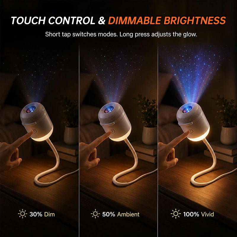 5D Holographic Galaxy & Ocean Projector – Smart LED Night Light with 24 Films for Bedroom & Party Décor