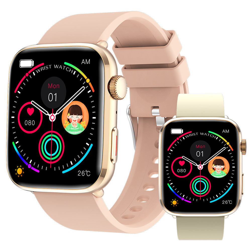 T92 smartwatch Bluetooth call heart rate blood oxygen body temperature health monitoring sports waterproof