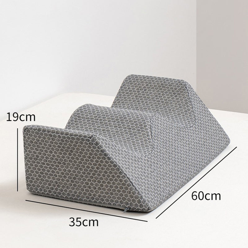 Foam Wedge Pillow Set - Leg Elevation & Back Support for Sleeping, Bedridden Care & Pregnancy