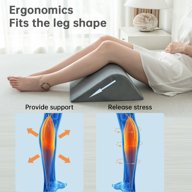 Foam Wedge Pillow Set - Leg Elevation & Back Support for Sleeping, Bedridden Care & Pregnancy