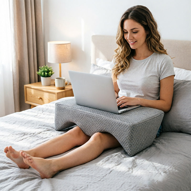 Foam Wedge Pillow Set - Leg Elevation & Back Support for Sleeping, Bedridden Care & Pregnancy