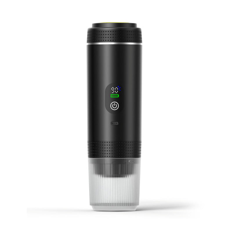 Portable Espresso Machine w/ Digital Display – 3-in-1 Capsule & Ground Coffee Maker for Travel, Camping & Office