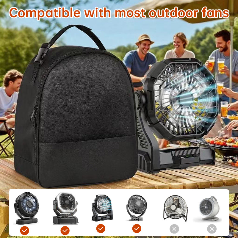 Camping Fan Carry Bag, Portable Fan Storage Pouch, Outdoor Fan Protector Cover